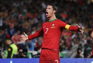 Cristiano Ronaldo, capitano della Nazionale Portoghe