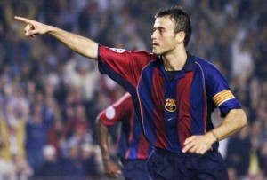 Luis Enrique è l'attuale allenatore del Barcellona.