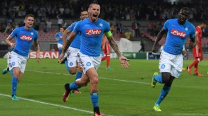 Soccer: Champions League; Napoli-Benfica