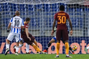 Soccer: serie A, Roma-Pescara