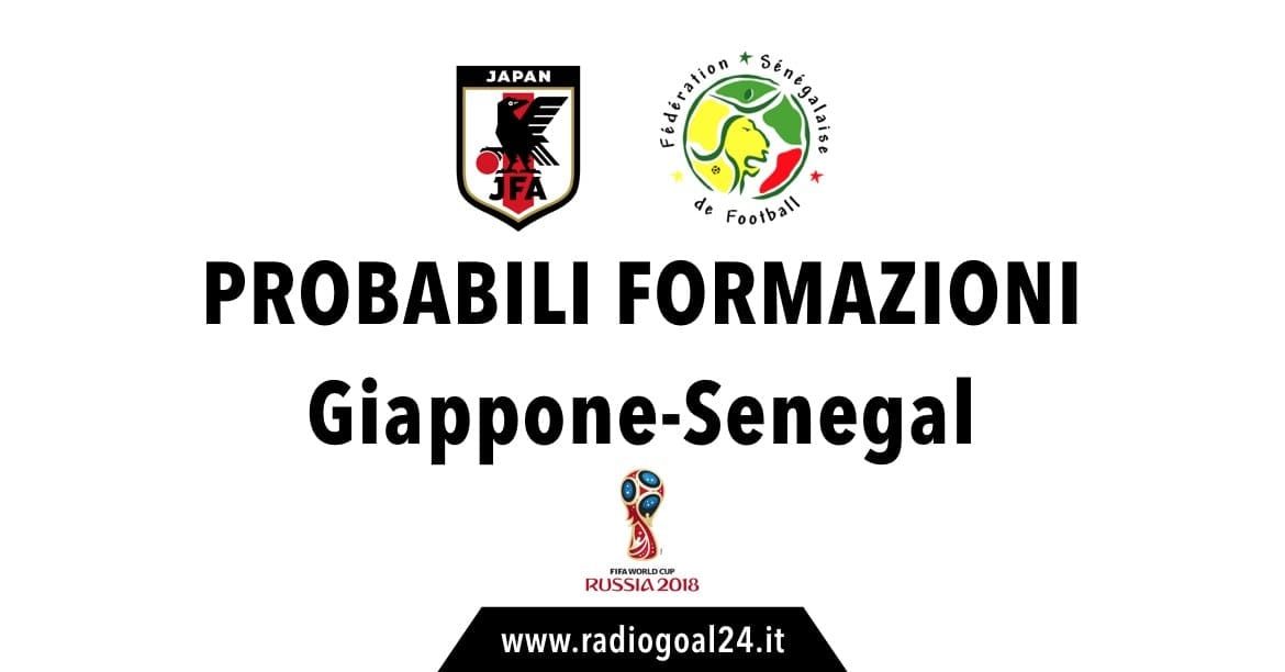 Giappone-Senegal probabili formazioni