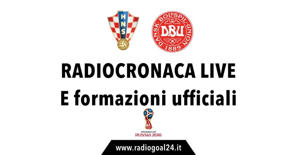 Croazia-Danimarca formazioni ufficiali
