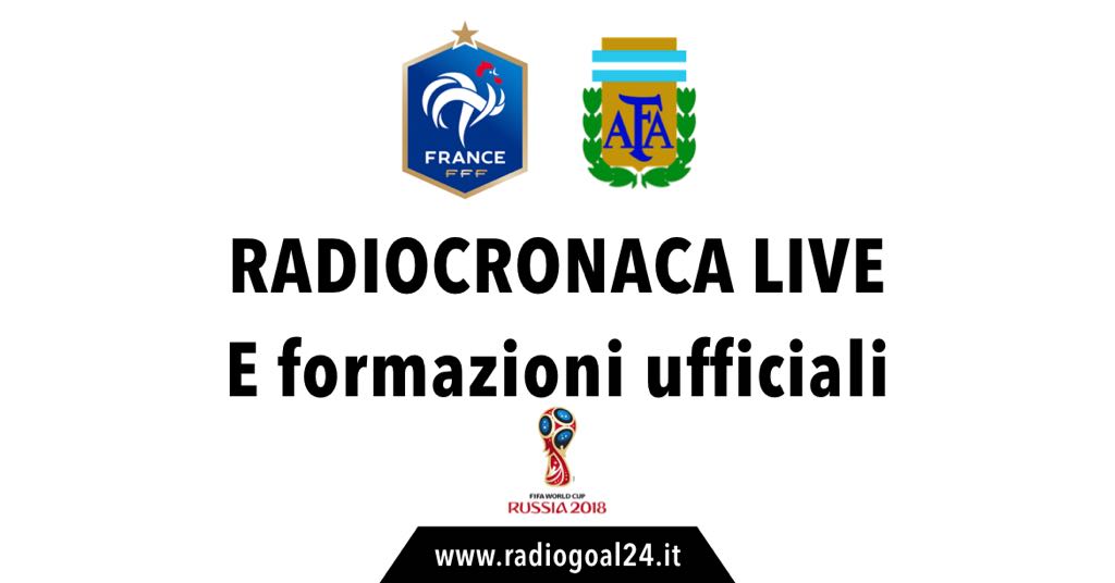 Francia-Argentina formazioni ufficiali