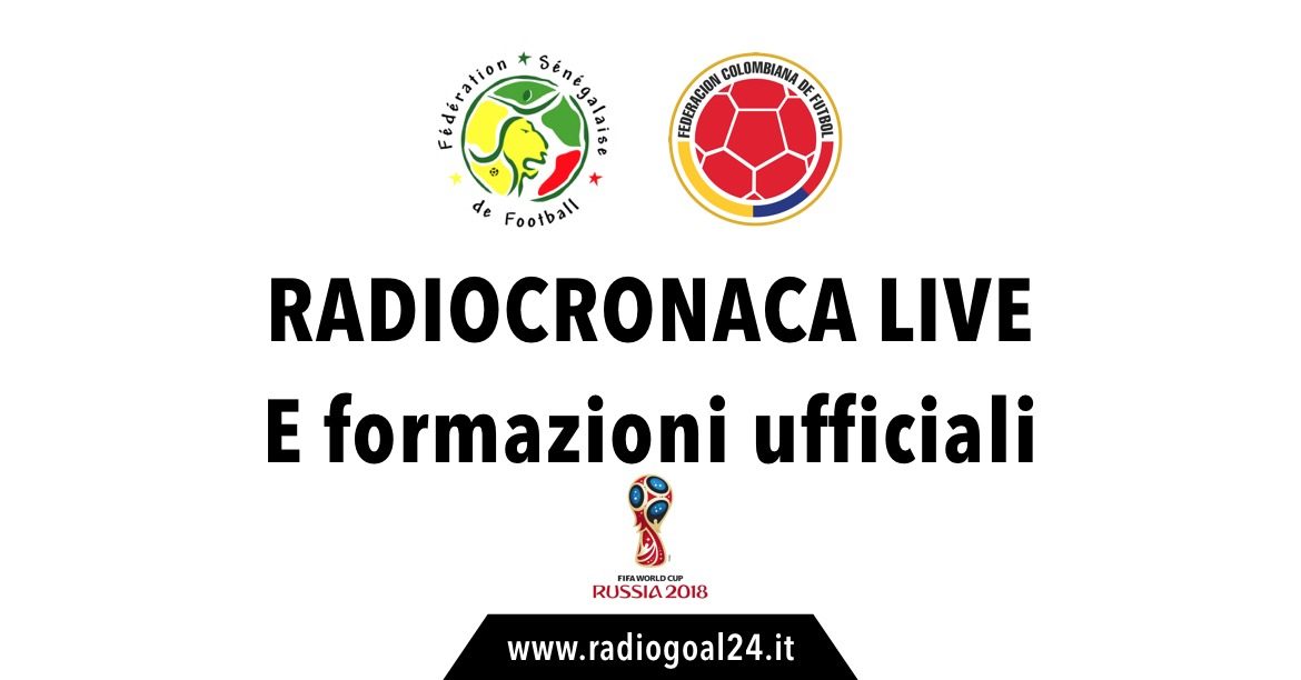 Senegal-Colombia formazioni ufficiali