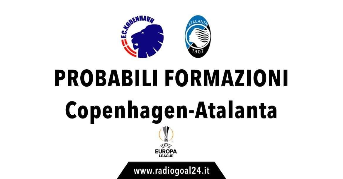 Copenhagen-Atalanta probabili formazioni