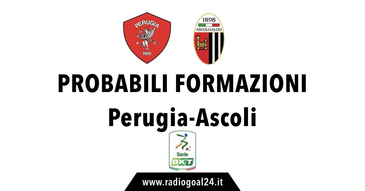 Perugia-Ascoli probabili formazioni