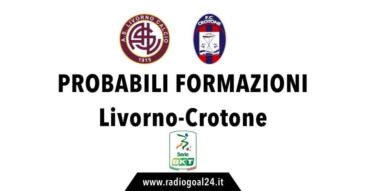 Livorno-Crotone probabili formazioni