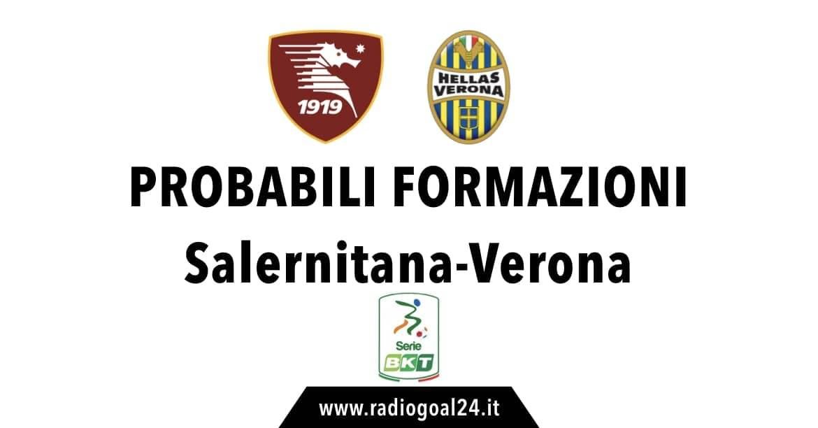 Salernitana-Hellas Verona probabili formazioni