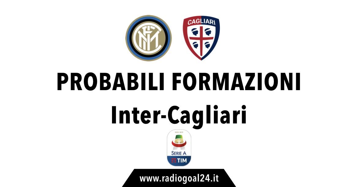 Inter-Cagliari probabili formazioni