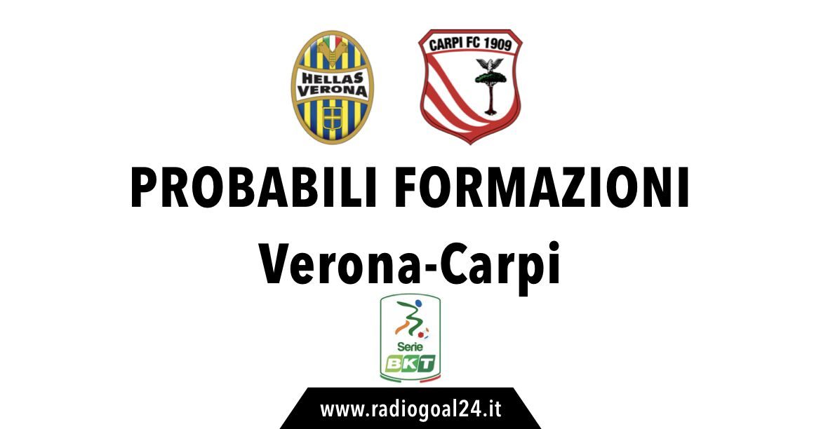 Hellas Verona-Carpi probabili formazioni