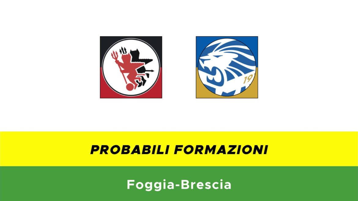 Foggia-Brescia probabili formazioni