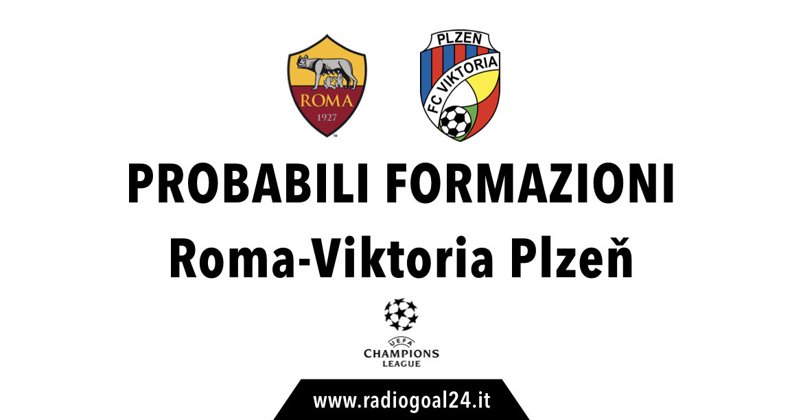 Roma-Viktoria Plzen probabili formazioni