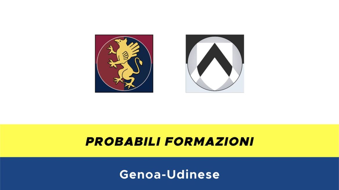 Genoa-Udinese probabili formazioni