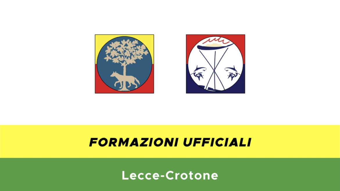Lecce-Crotone formazioni ufficiali