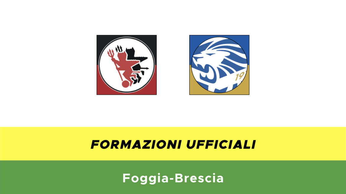 Foggia-Brescia formazioni ufficiali