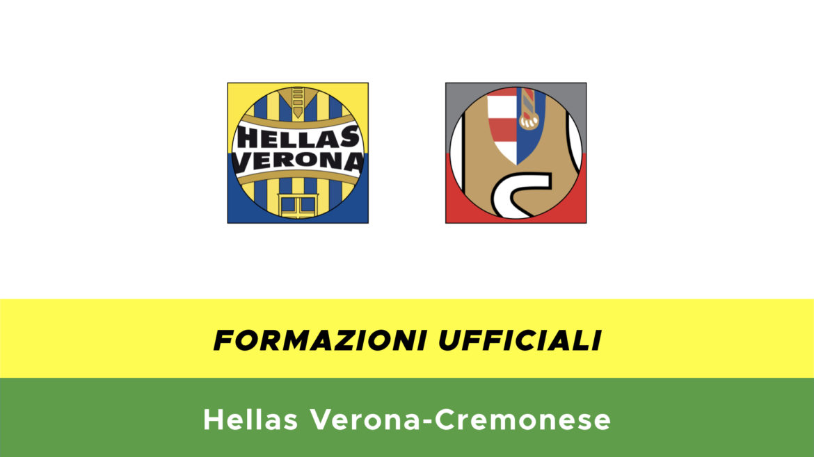 Verona-Cremonese formazioni ufficiali