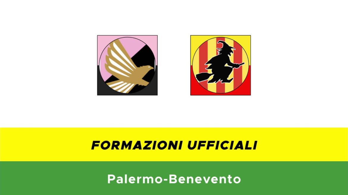 Palermo-Benevento formazioni ufficiali
