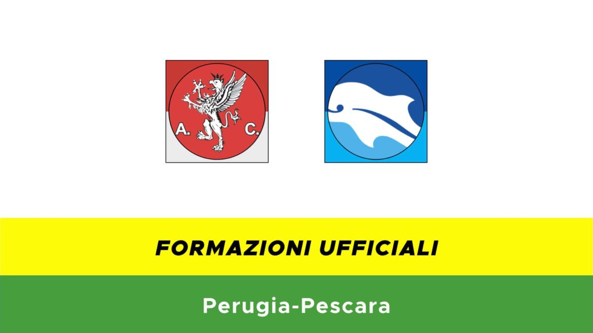 Perugia-Pescara formazioni ufficiali