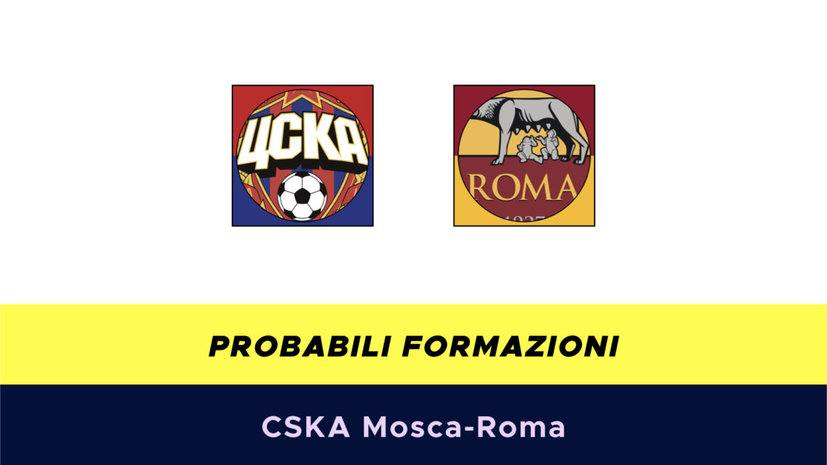 CSKA-Roma probabili formazioni