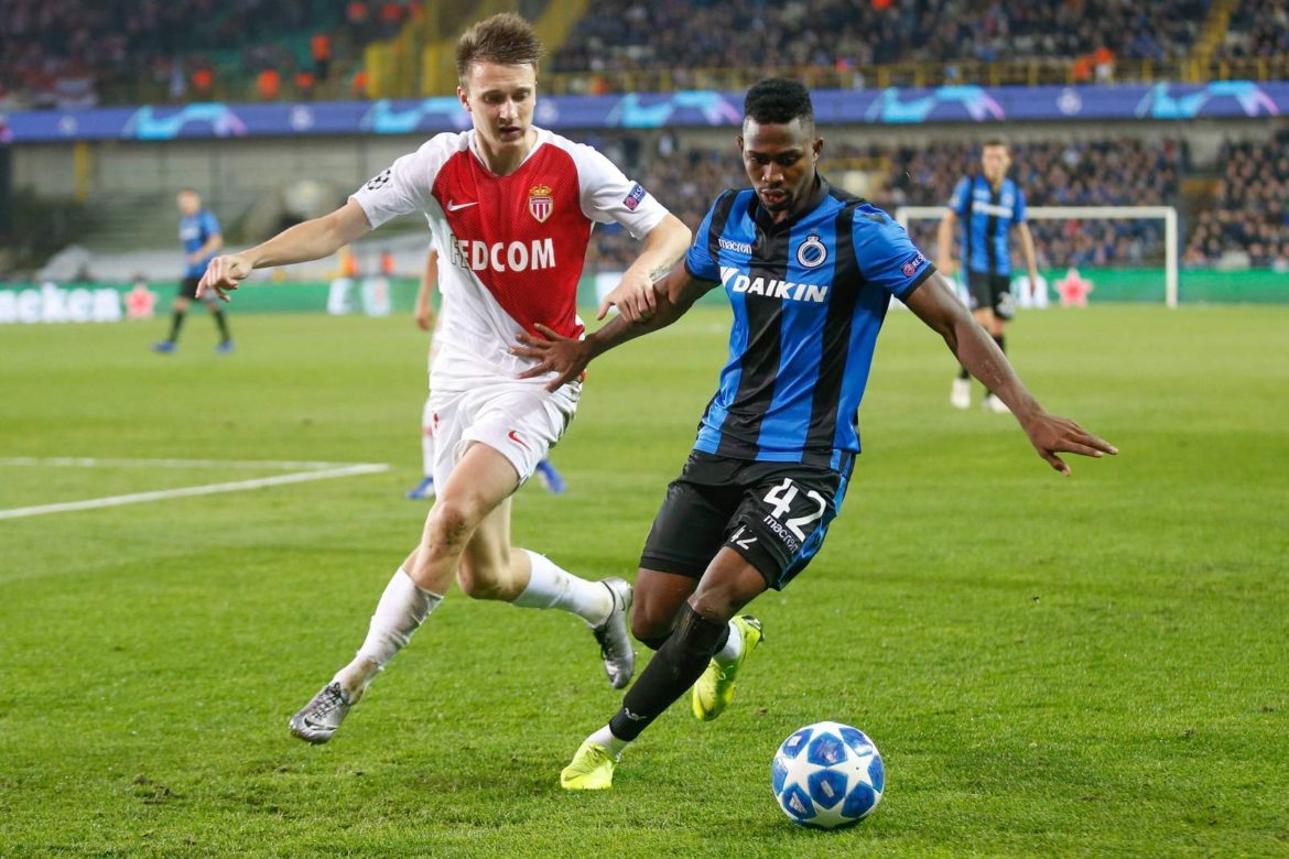 Monaco-Brugge formazioni ufficiali