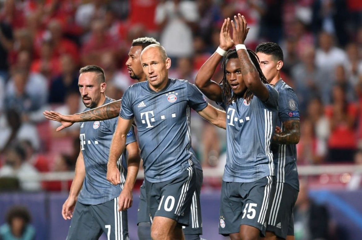 Bayern Monaco-Benfica formazioni ufficiali