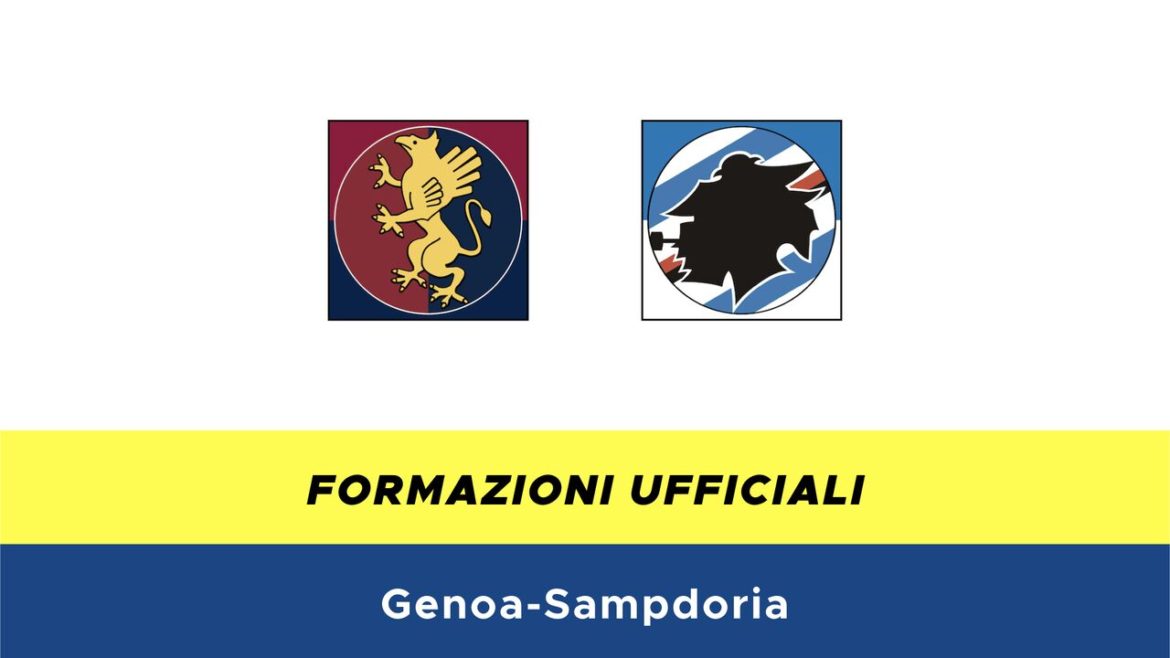 Genoa-Sampdoria formazioni ufficiali