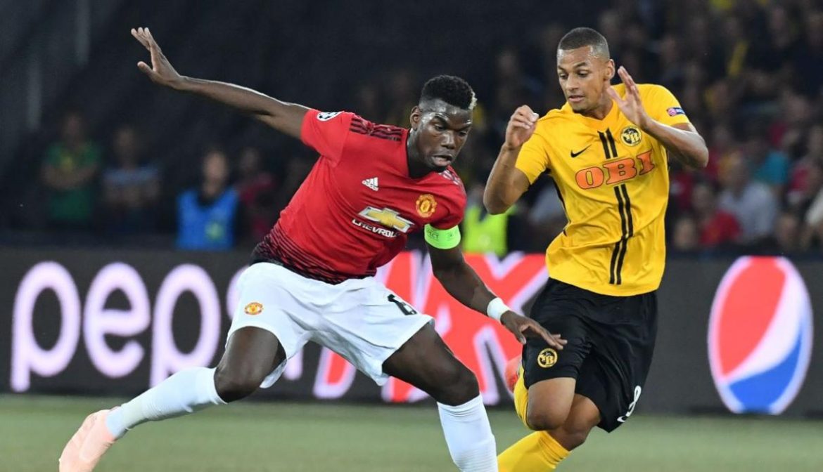 Manchester United-Young Boys formazioni ufficiali