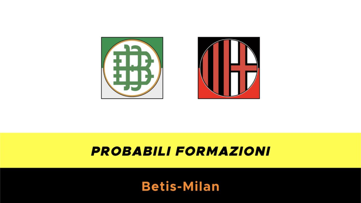 Real Betis-Milan probabili formazioni