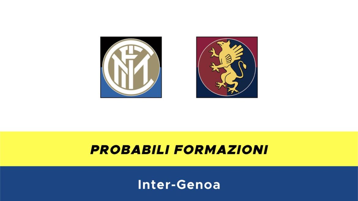 nter-Genoa probabili formazioni