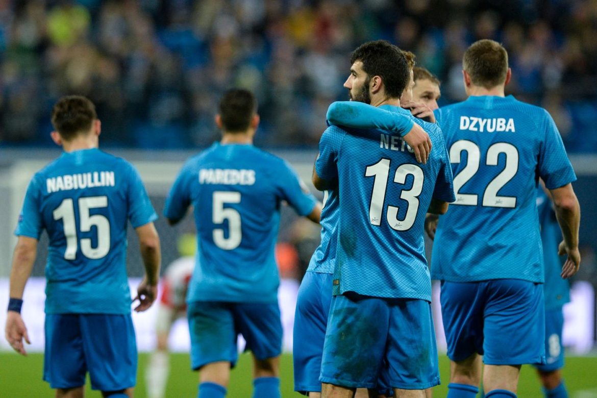 Zenit-Copenaghen formazioni ufficiali
