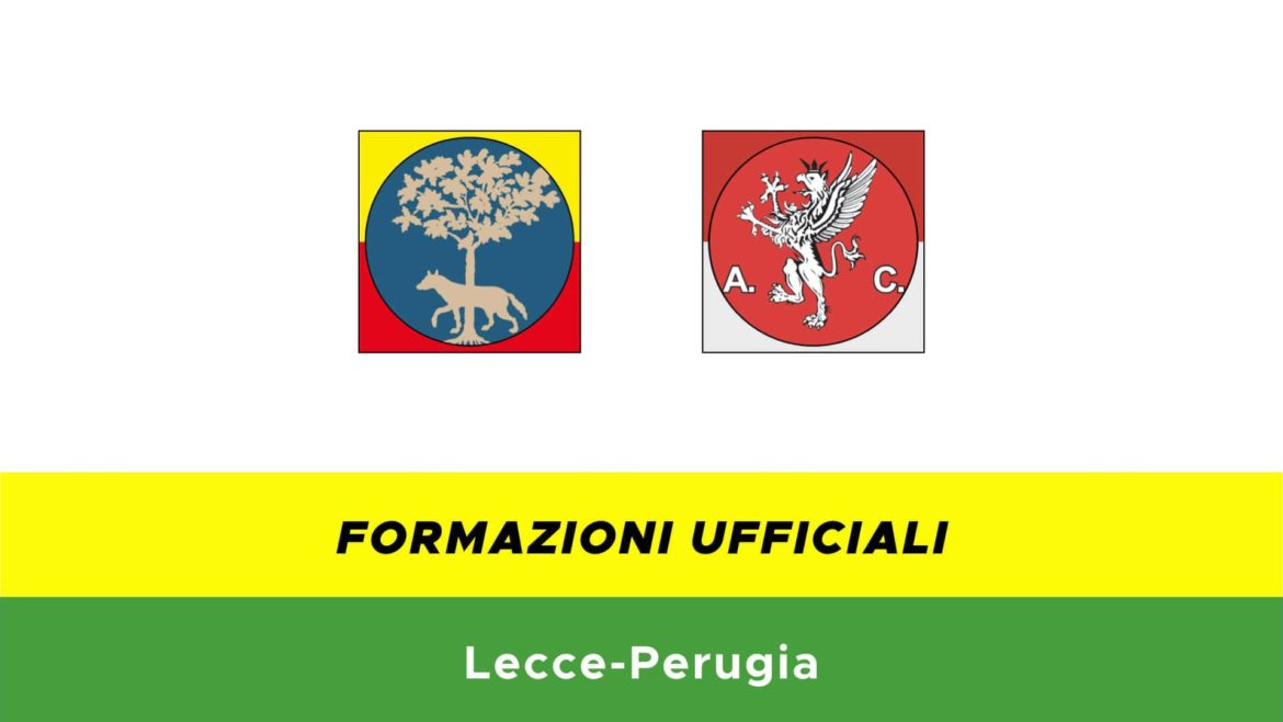 Lecce-Perugia formazioni ufficiali