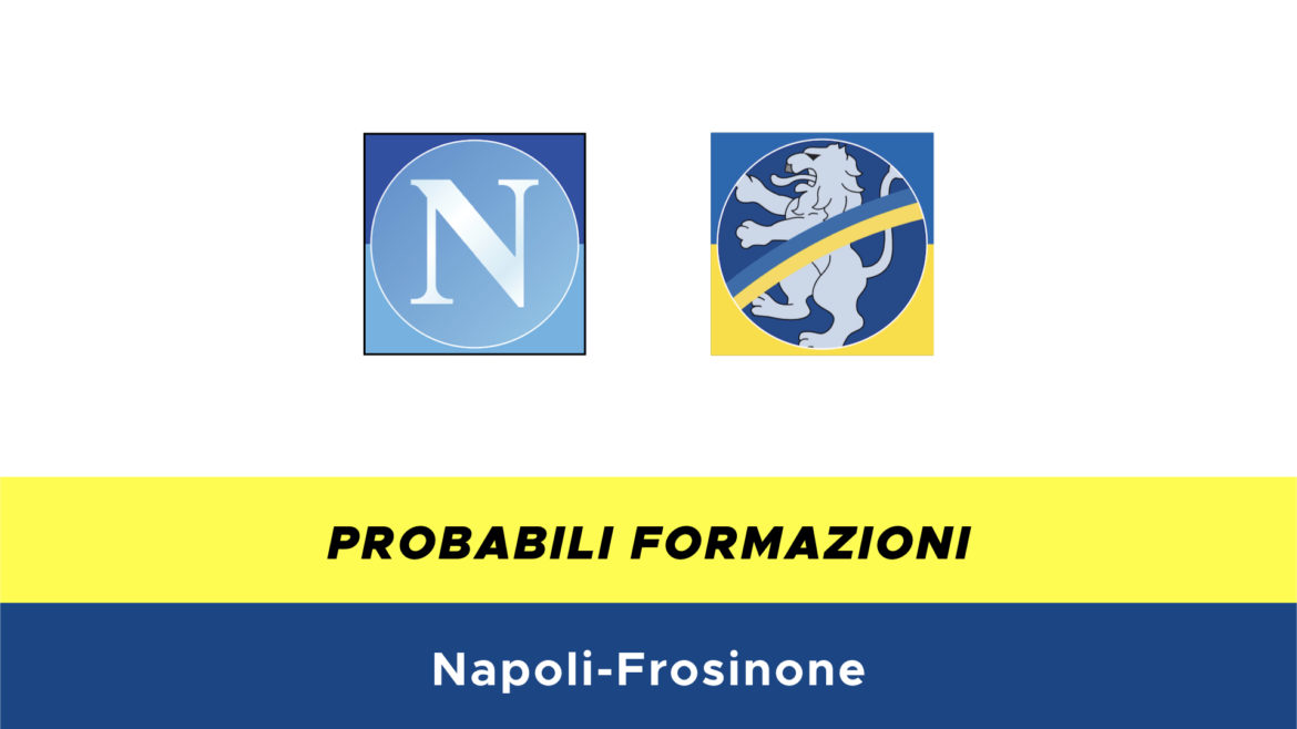 Napoli-Frosinone probabili formazioni
