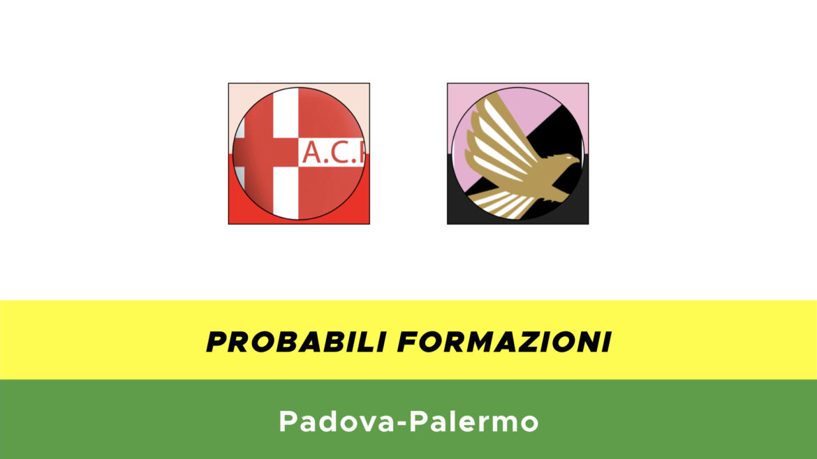 Padova-Palermo probabili formazioni