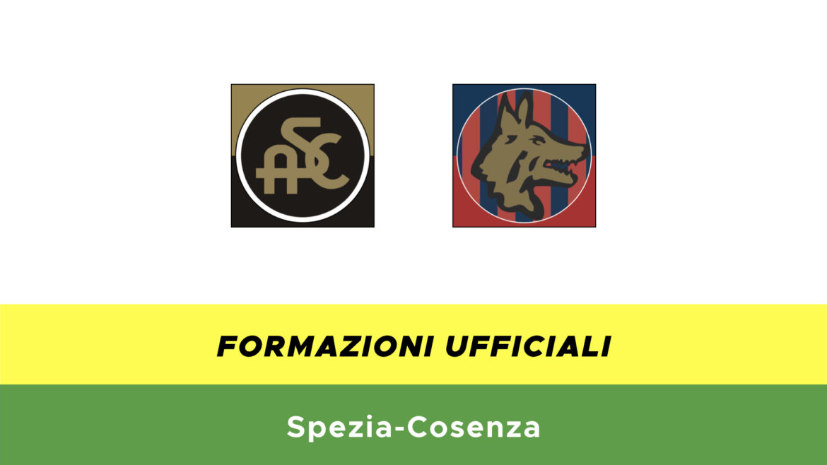 Spezia-Cosenza formazioni ufficiali,