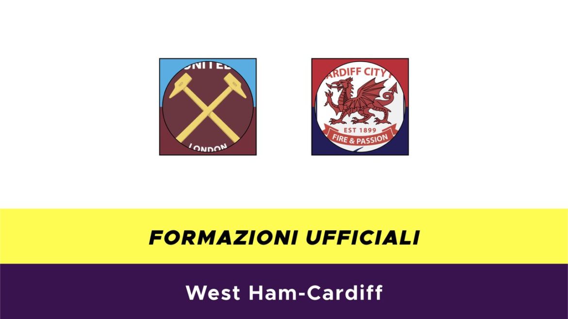 West Ham-Cardiff formazioni ufficiali