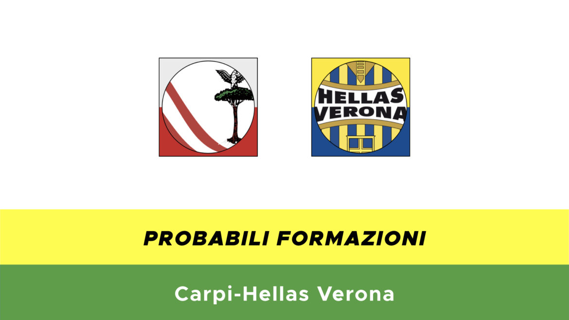 carpi-verona probabili formazioni