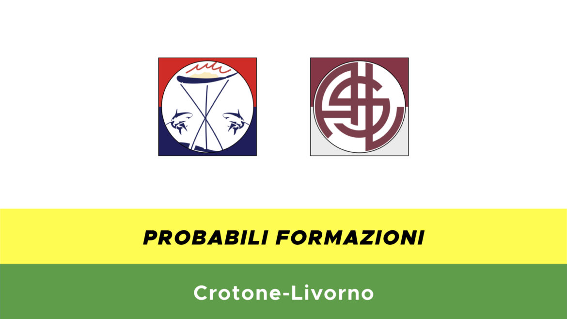 crotone-livorno probabili formazioni