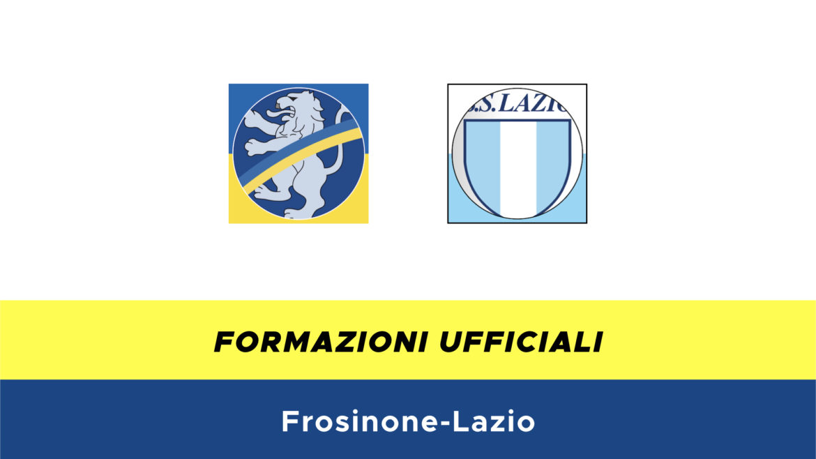 Frosinone-Lazio formazioni ufficiali