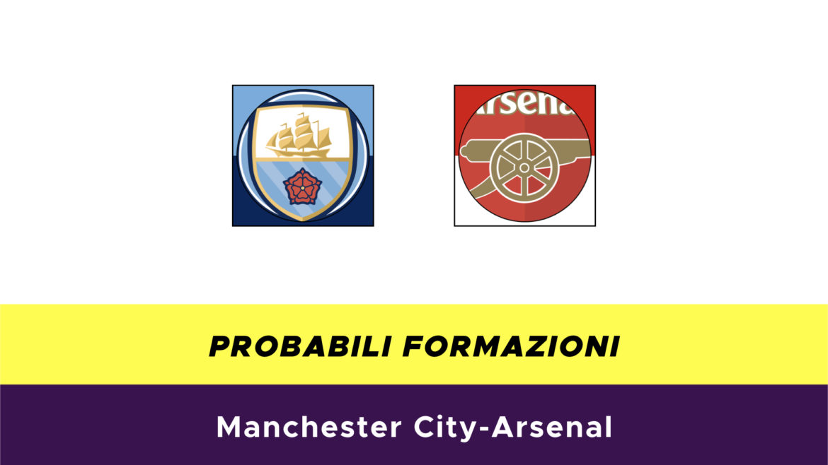 Manchester City-Arsenal probabili formazioni