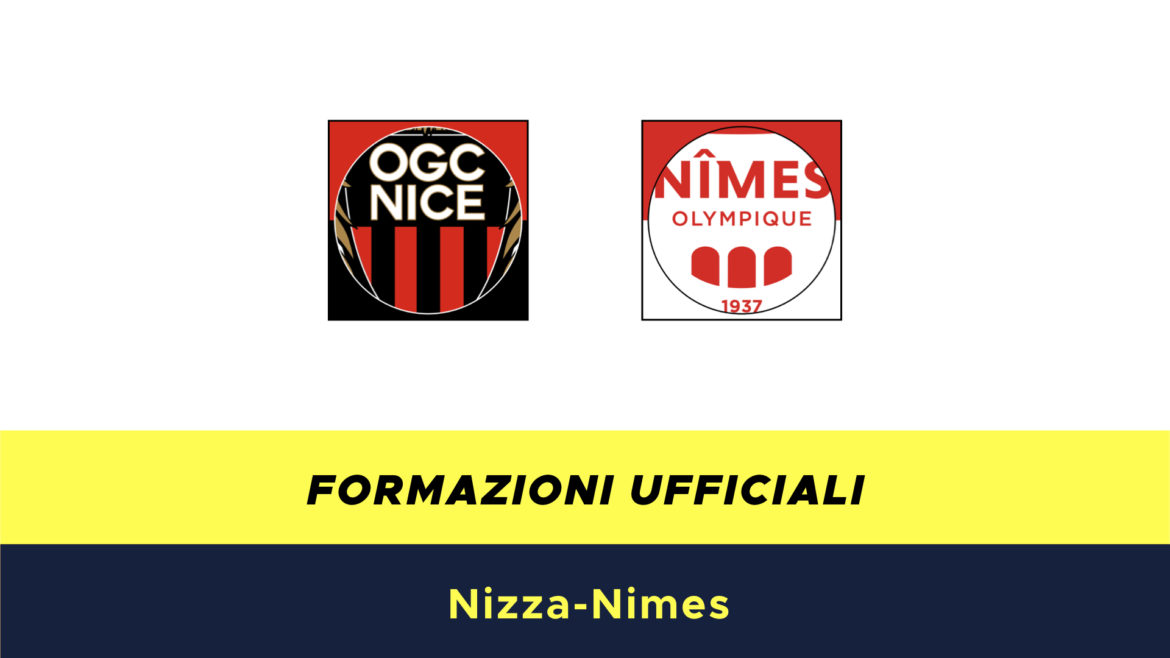 Nizza-Nimes formazioni ufficiali