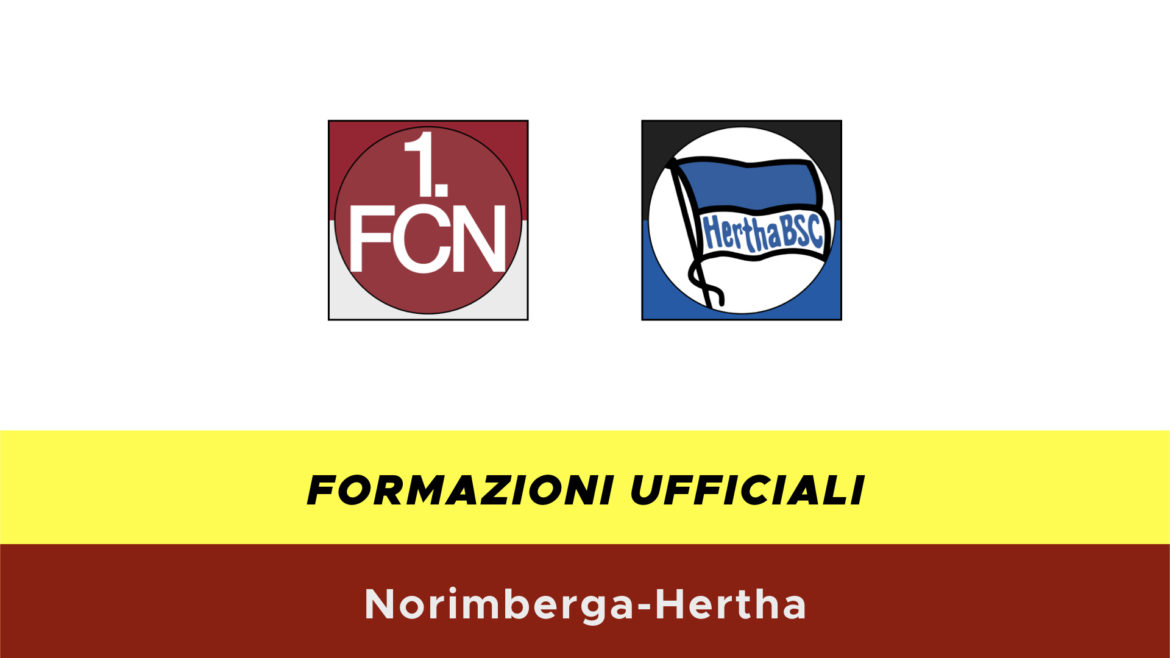 Norimberga-Herta Berlino formazioni ufficiali