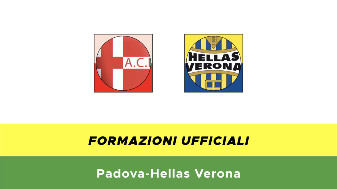 Padova-Verona formazioni ufficiali