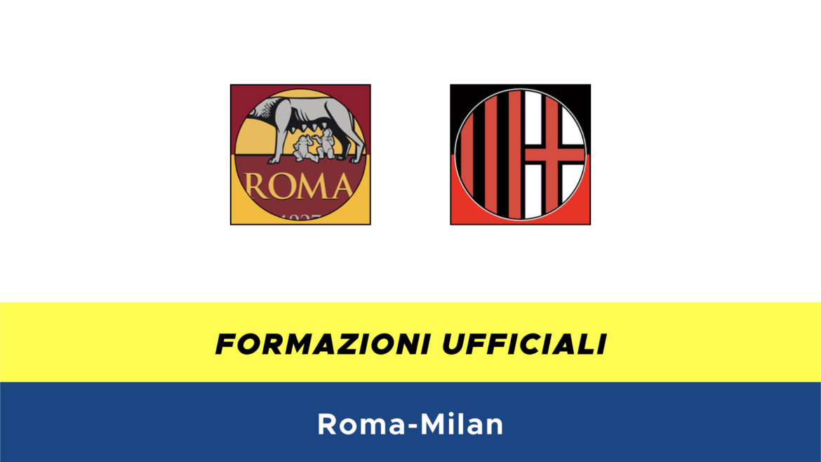 Roma-Milan formazioni ufficiali