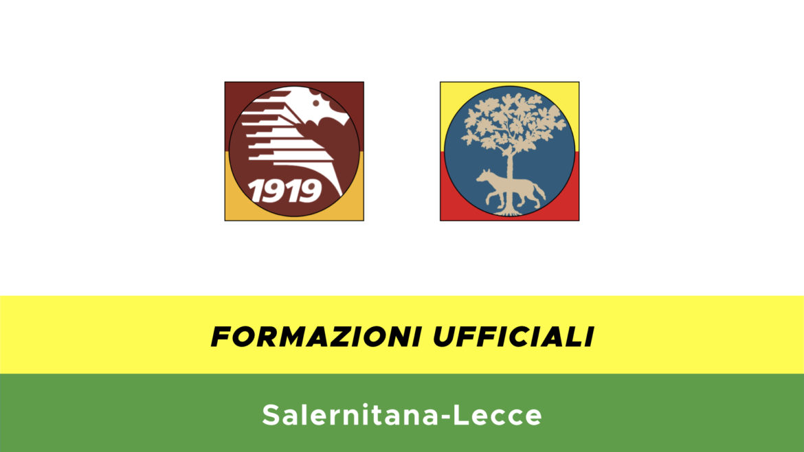 Salernitana-Lecce formazioni ufficiali