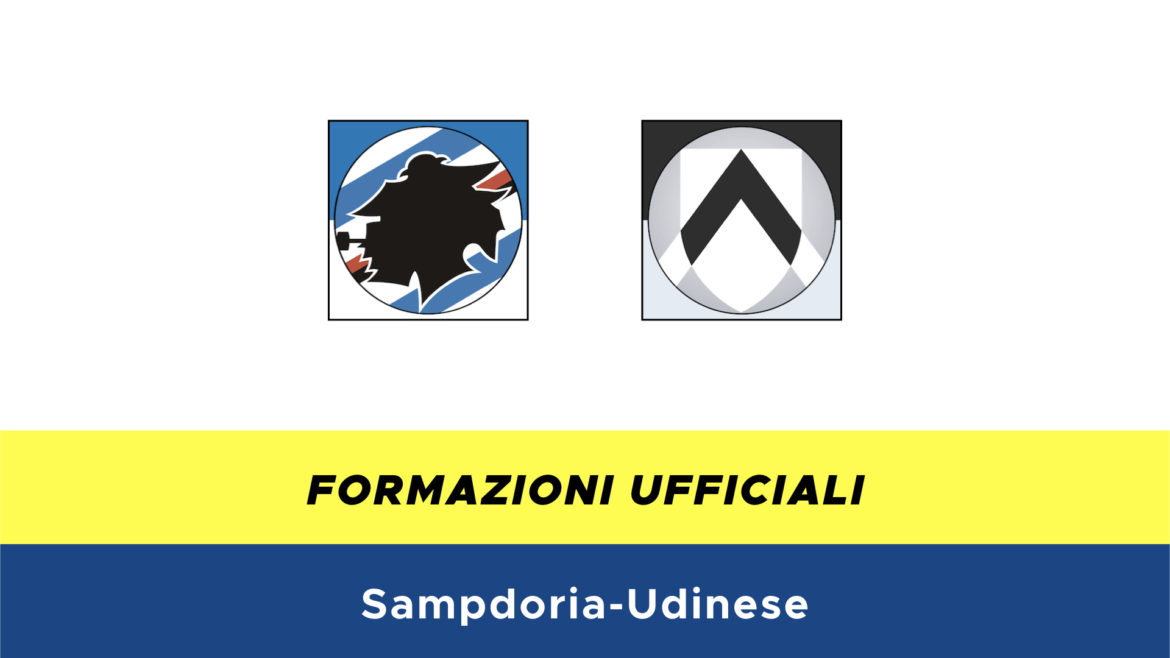 Sampdoria-Udinese formazioni ufficiali