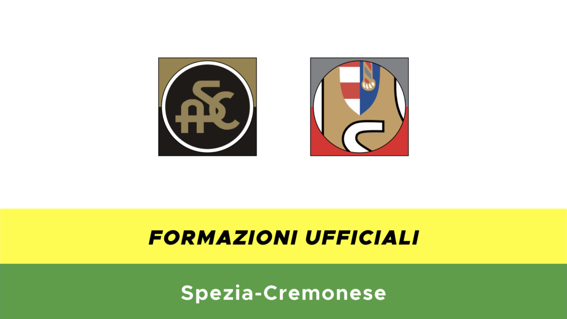 Spezia-Cremonese formazioni ufficiali