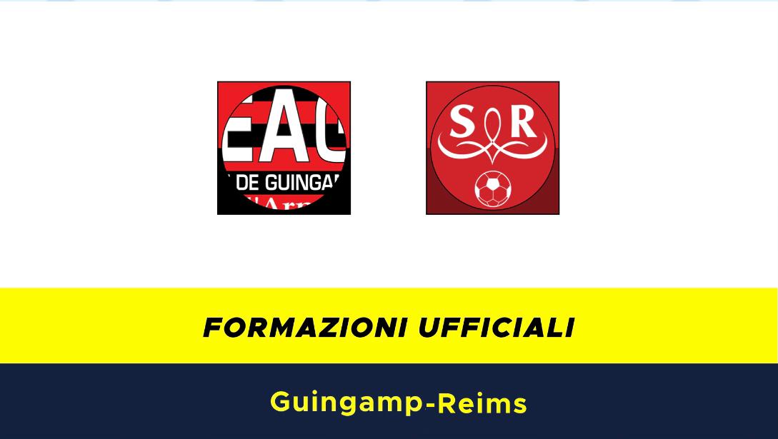 Guingamp-Reims formazioni ufficiali
