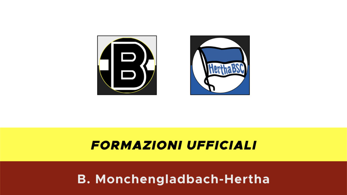 Borussia M'Gladbah-Herta formazioni ufficiali