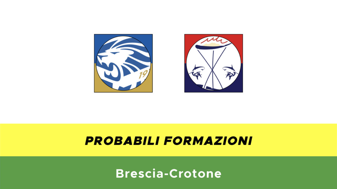 brescia-crotone probabili formazioni