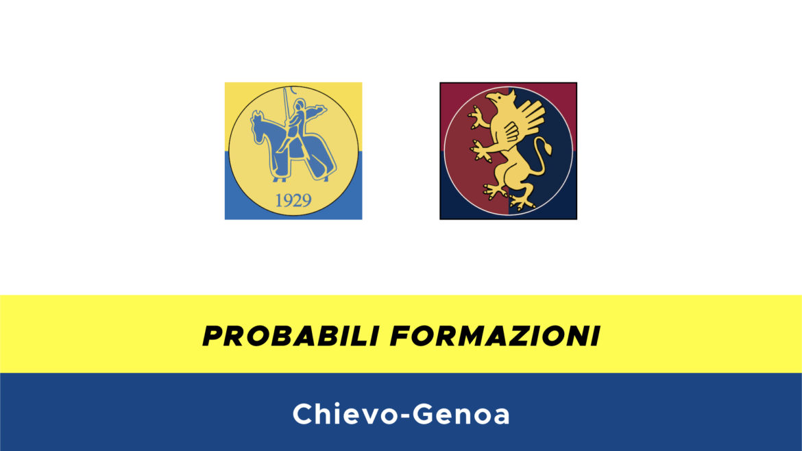chievo-genoa probabili formazioni